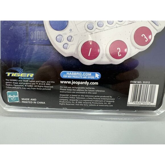 Vintage Y2K Tiger Games Jeopardy Handheld Electronic Quiz Show Hasbro New - Picture 5 of 7